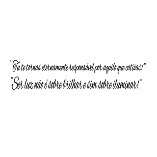 Frases personalizadas, em mdf Dupla de frases.