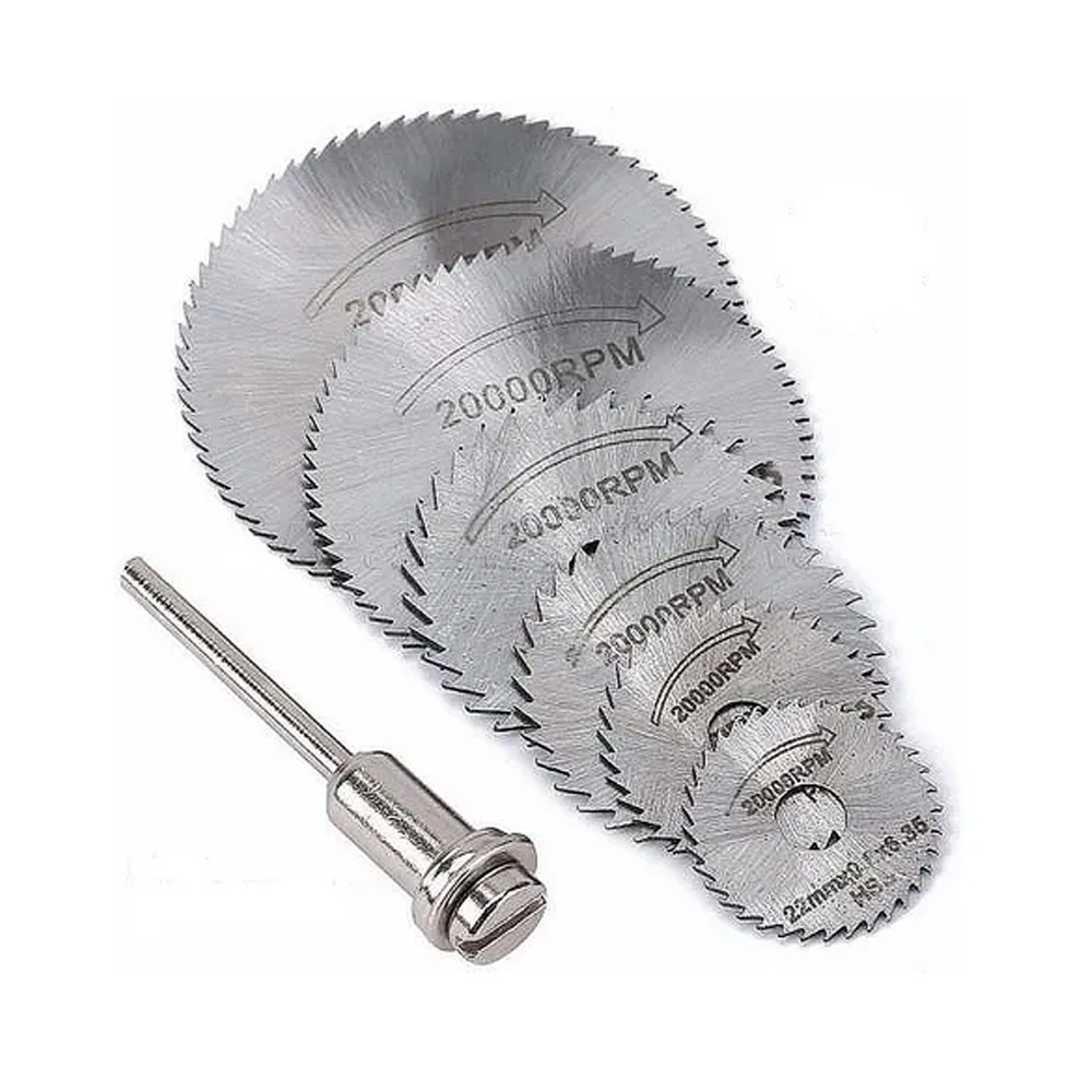 Mini Disco Serra Circular Micro Retifica Dremel Kit 07 Peças | Shopee ...