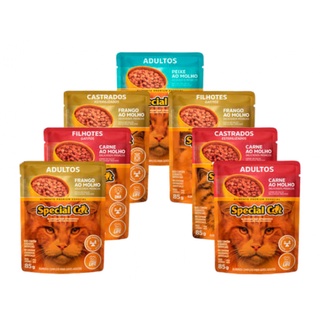 Combo 24 Sache Ração Úmida Special Cat 85g