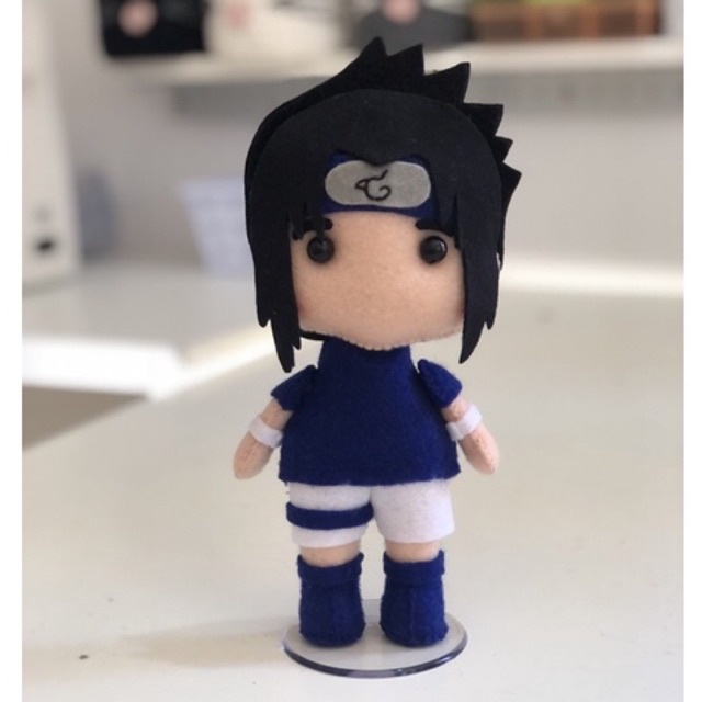 Miniatura Funko Sasuke Uchiha Feltro Anime Naruto