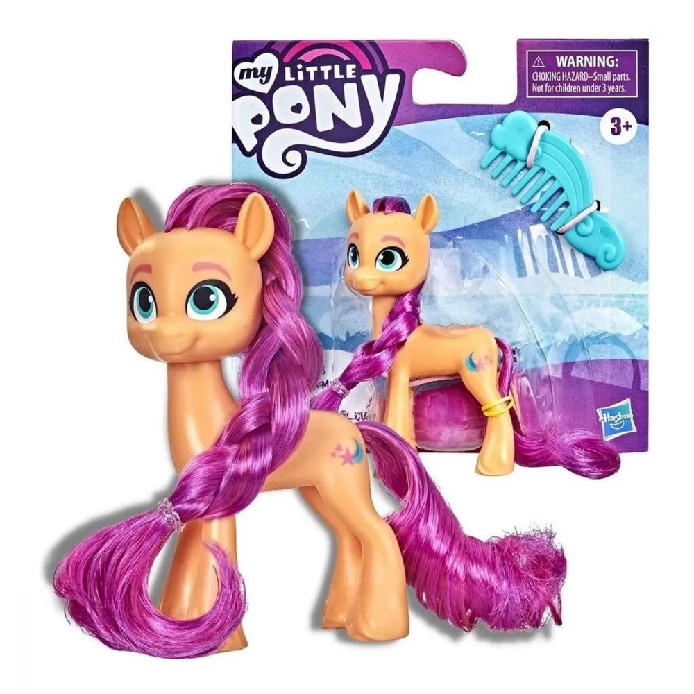 Figura My Little Pony Aventura Cristal Sunny Com Asa - Hasbro em Promoção  na Americanas