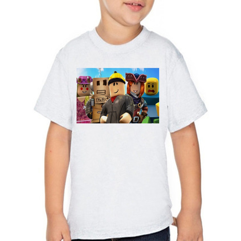Camiseta Roblox Infantil gamer jogos diversos tamanhos branca / Roblox /  Games / Gamers / Desenhos / shirt