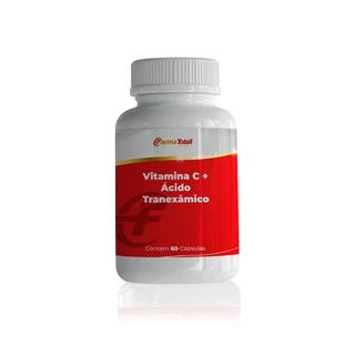 Vitamina C + Ácido Tranexâmico Com 60 Cápsulas