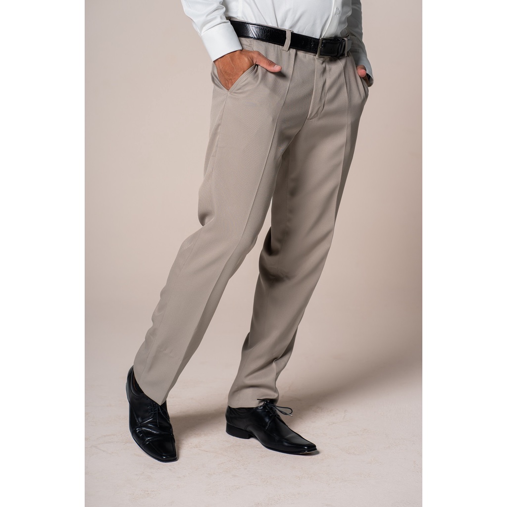 Calça Social Masculina Em Microfibra Premium