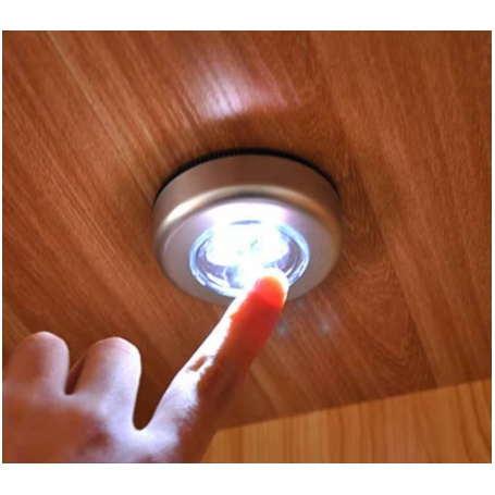 Lâmpada Adesiva de Emergência com 3 LEDs Lampada Pequena para Corredor/Armário/Closet/Parede Qualidade Bem Entrega Pronto