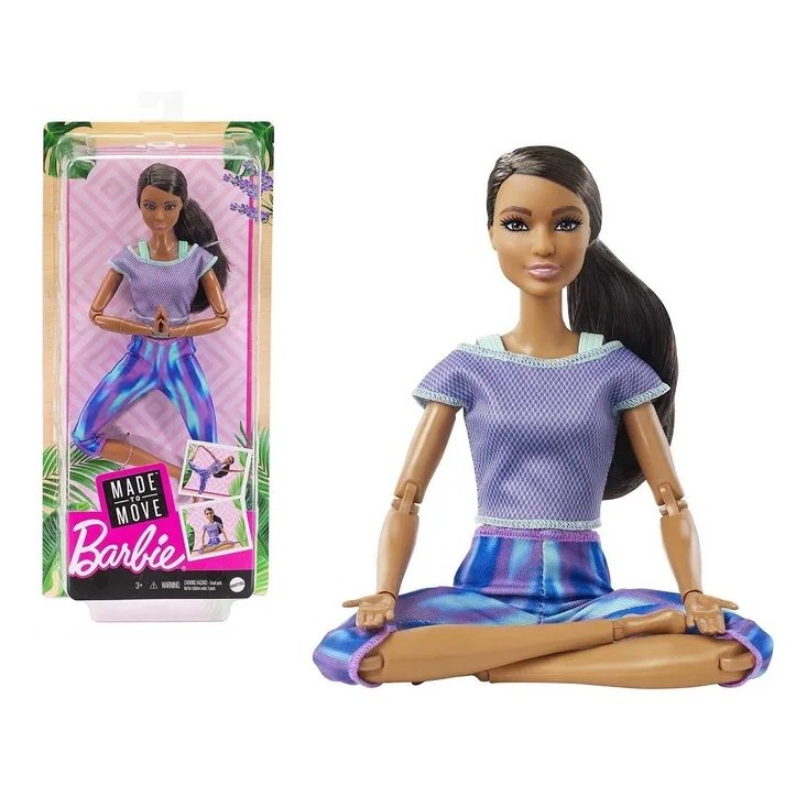 Barbie Made To Move Feita Para Mexer Morena Mattel