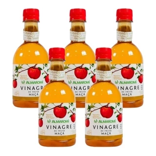Kit 5 Garrafas de Vinagre de Maçã 400mL - Almaromi