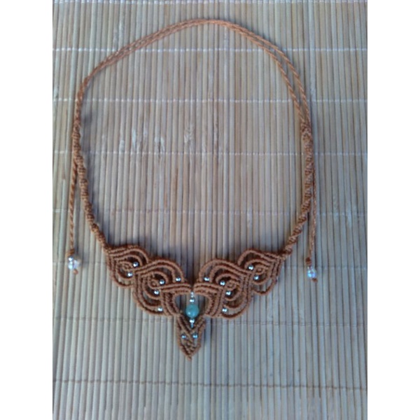 colar macramê (colar Annie) | Shopee Brasil
