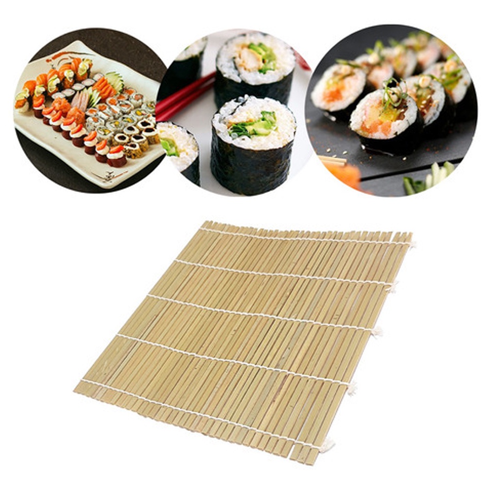 Esteira Sudare Bambu para fazer Sushi Oriental 24 Cm