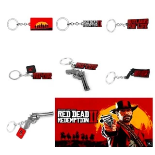 Jogos RED DEAD , chaveiros metal, games cosplay, rock star figura action