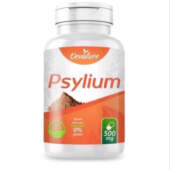 Psyllium 500mg 60 cápsulas - Denature