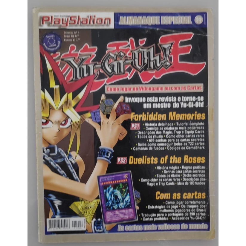 Revista Dicas & Truques Playstation Almanaque Especial 4 - Yu-Gi-Oh  Forbidden Memories - Desconto no Preço