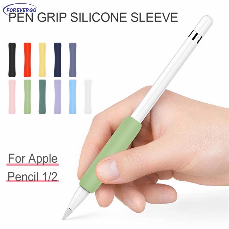 3pcs Soft Silicone Grip Case Cover For Apple Pencil 1 2 Accessory Anti-scratch Touch Pen Holder