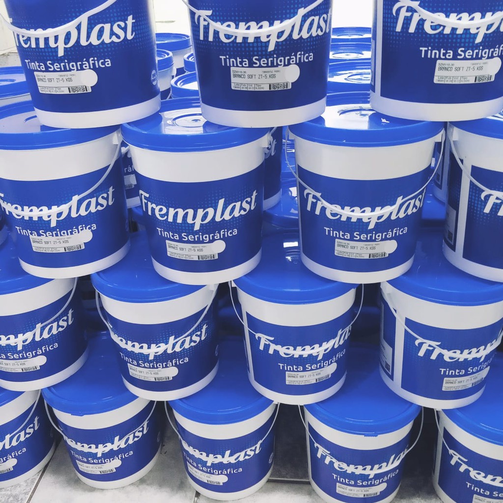 KIT Iniciante Médio para Serigrafia Silk Screen Tinta Fremplast e