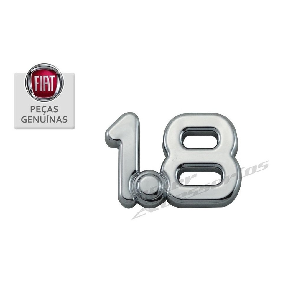 Emblema Letreiro 1.8 Punto 2012 2013 2014 2015 2016 2017 Original Fiat