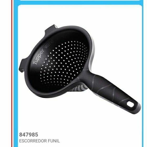 Tupperware escorredor funil preto | Shopee Brasil