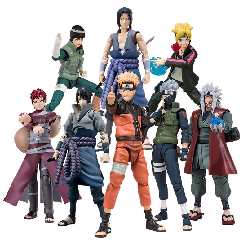 Naruto Anime Figura Boneca Ornamentos Brinquedos Sakura Uchiha Sasuke  Kakashi Figuras De Ação Dos Desenhos Animados Decorações - Escorrega o Preço