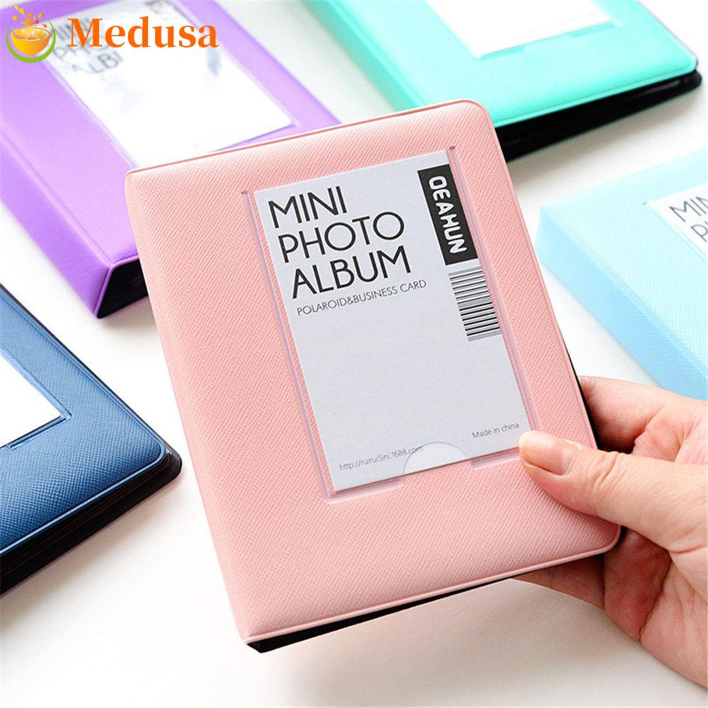 MEDUSA Home Decor Mini Can Replace Inner 64 Pockets for Film Instax Picture Case 3 inch Photo Album/Multicolor