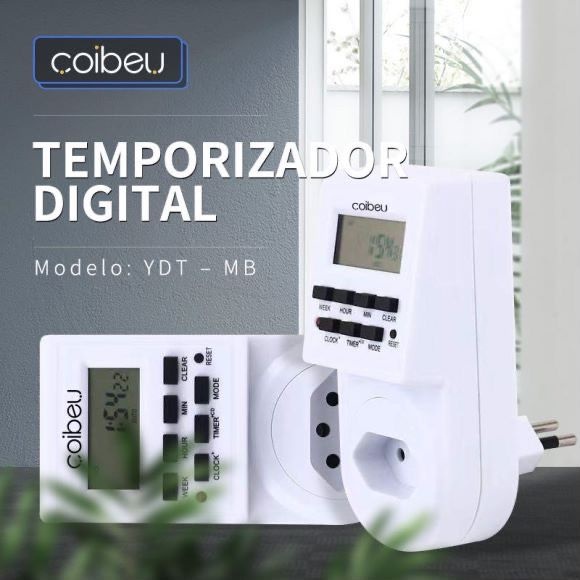 Timer Digital E Temporizador Tomada Inteligente Energia Bivolt 2200w ...