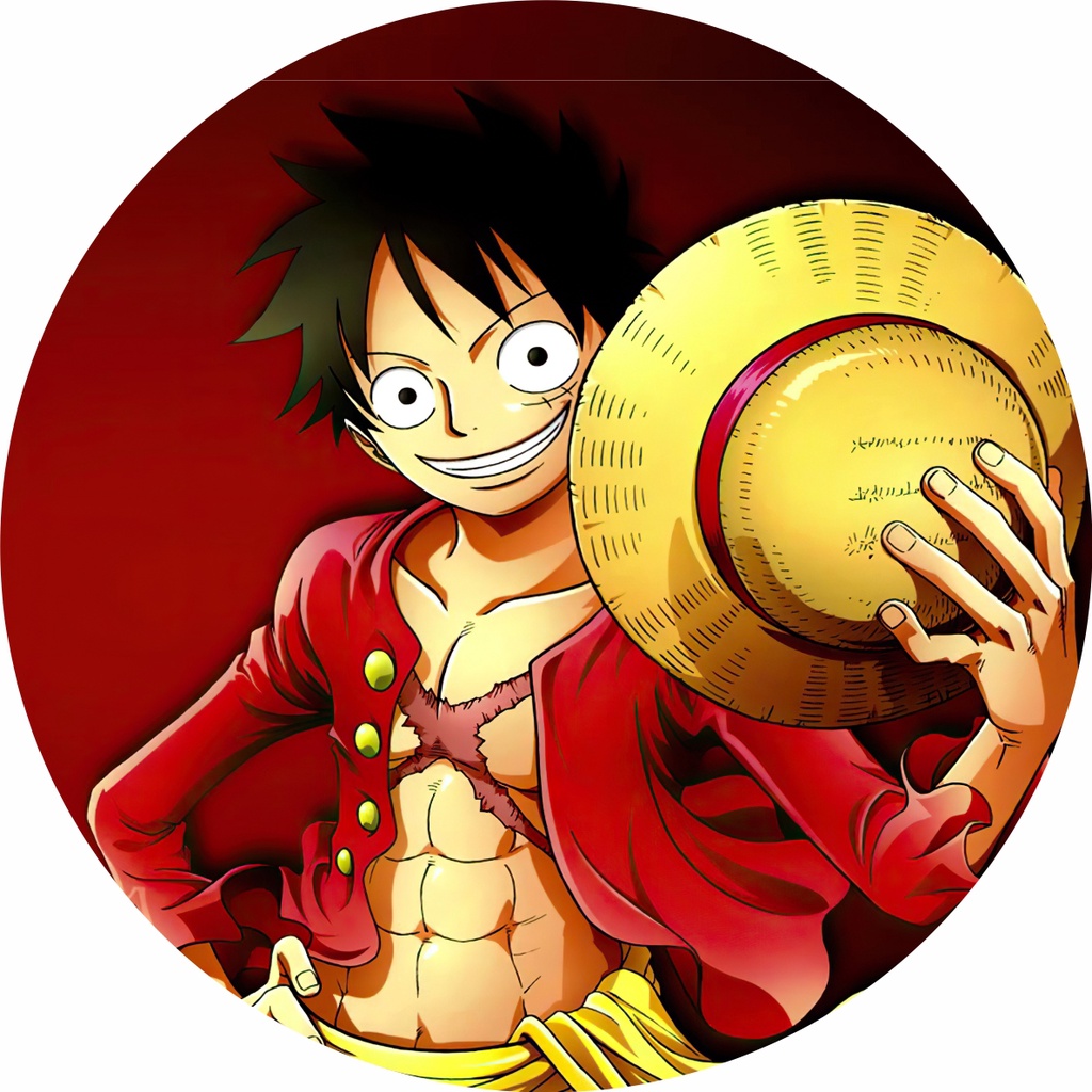 Painel Redondo One Piece Sublimado | Shopee Brasil