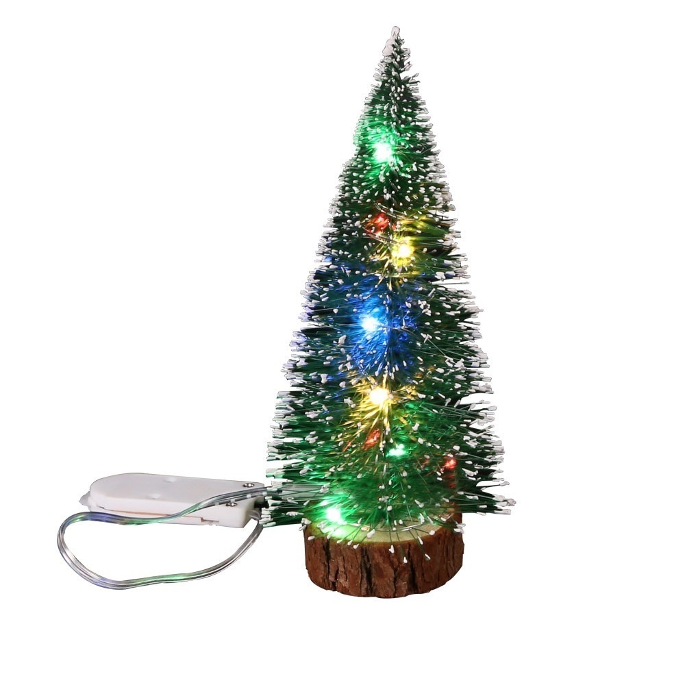 Mini Árvore De Natal Em Madeira Mdf Enfeite 3d 28 Peças