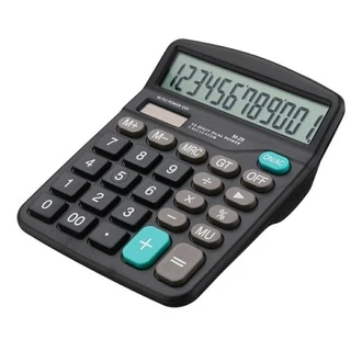 Calculadora Eletrônica Digital Com 12 Dígitos Preto