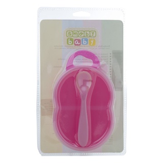 Papeiro Divisória E Com Colher - PAPEIRO SMOBY BABY C/COLHER - ROSA