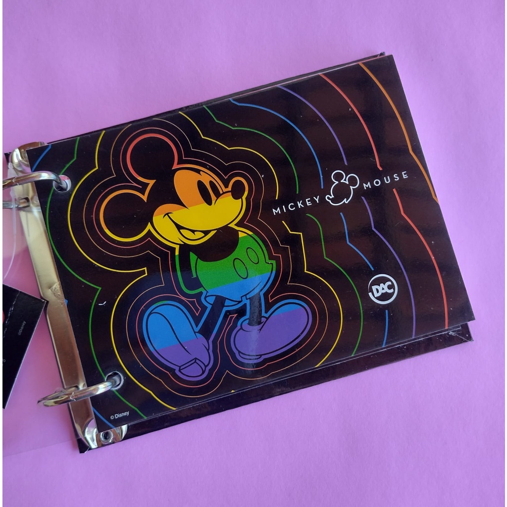 Mini Caderno Argolado Com Fichas Mickey Mouse Dac Shopee Brasil 5754