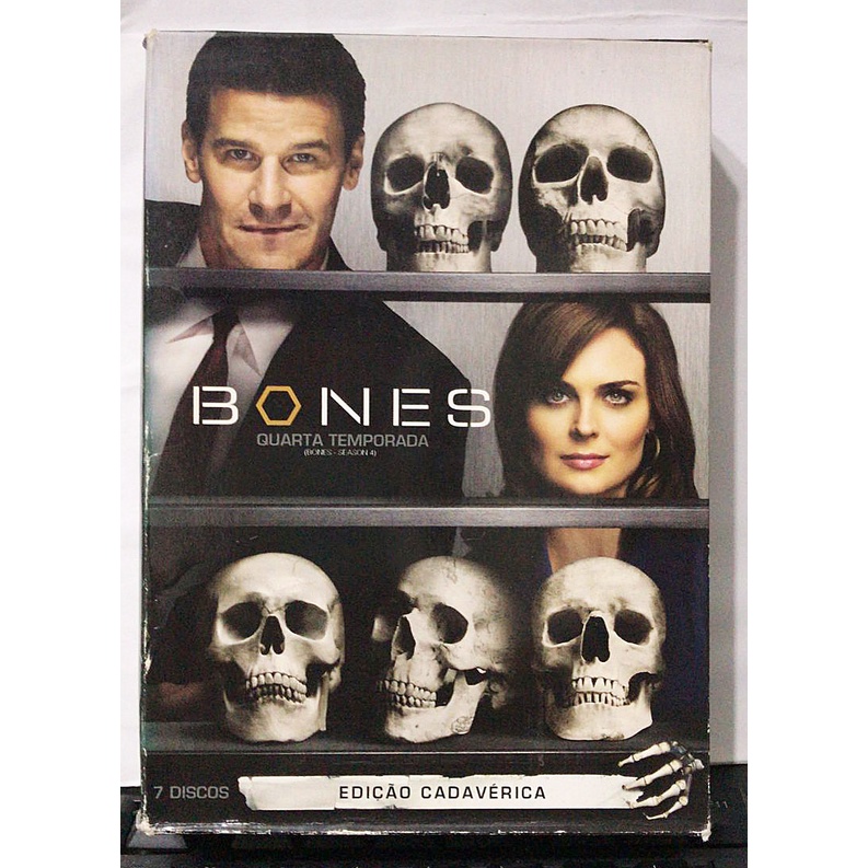 BOX DVD Bones - A Quarta - 4ª - Temporada Completa em Sete Discos ...