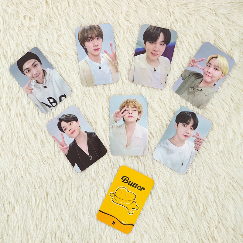 10 Sets Kpop BTS Butter CD Photocard HD Photo Card Lomo Card