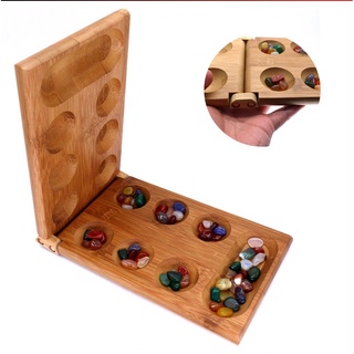 Mancala jogos de tabuleiro jogo de xadrez africano dobrável xadrez