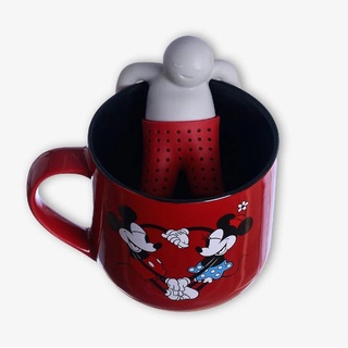 Caneca com Infusor Mickey e Minnie