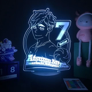 Anime Haikyuu Miya Atsumu Figure Lâmpada Led Noturna Jagermeister 1
