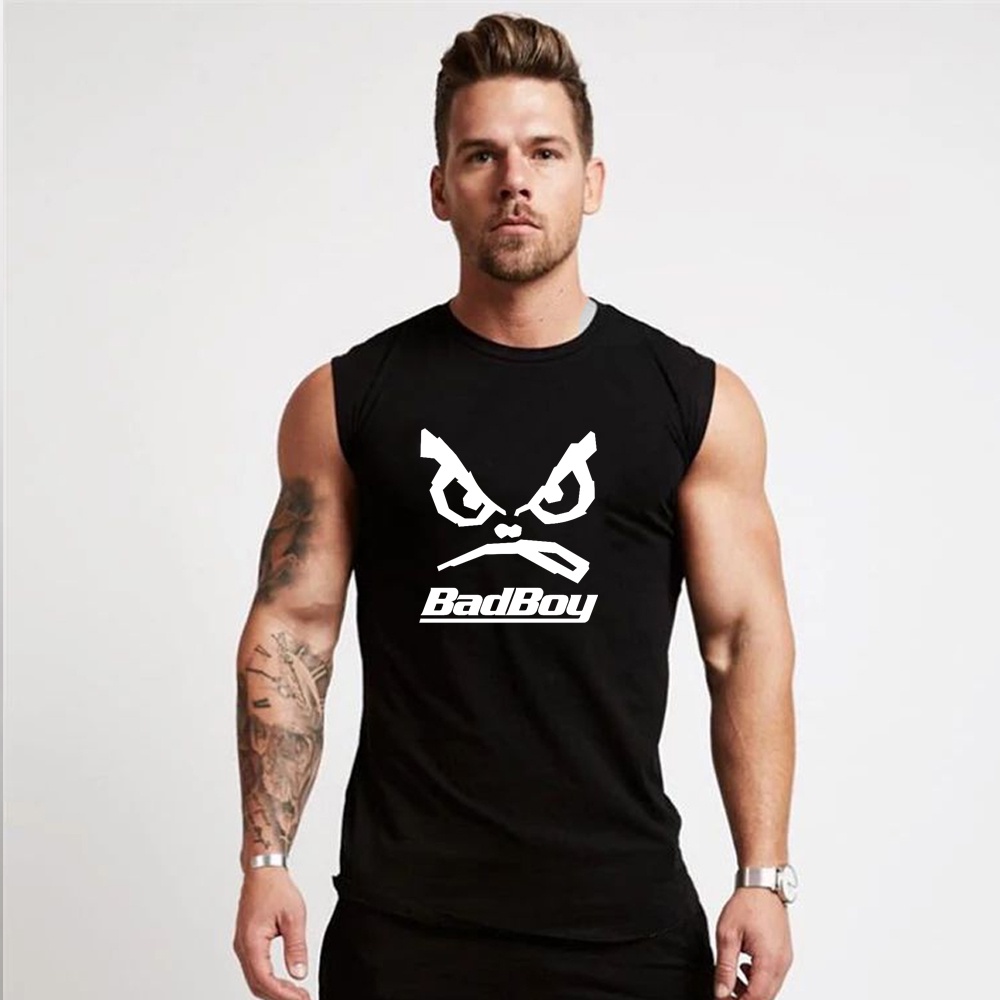 Regata Masculina Machão Bad Boy Oversized Longline Fitness Academia