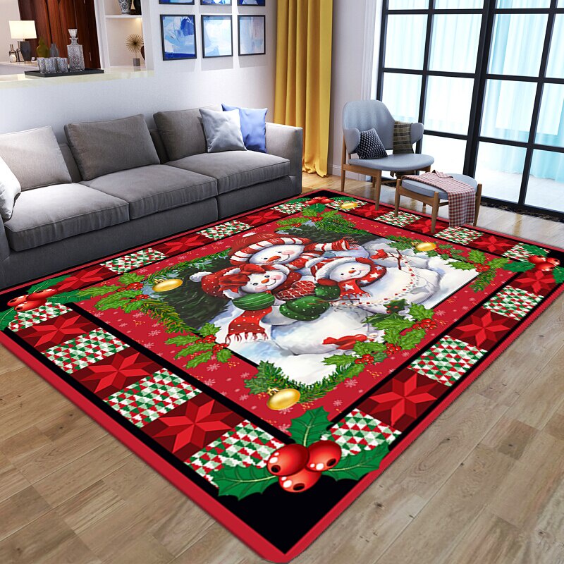 Feliz Natal Bem-Vindo Tapete Porta Home Indoor Decoração Grande De Cozinha Sala De Estar Quarto Do Personalizado