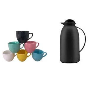 Kit Café Xicara Mais Garrafa Térmica Para Café 12 Xicaras Mais garrafa café Invicta