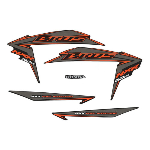 Kit Adesivos Compatível Nxr 150 Bros Es Mix 2011 Preta