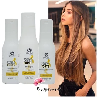 GLOSS HAIR Kit Capilar 3 Itens Shampoo + Condicionador + Creme para pentear 150ml cada