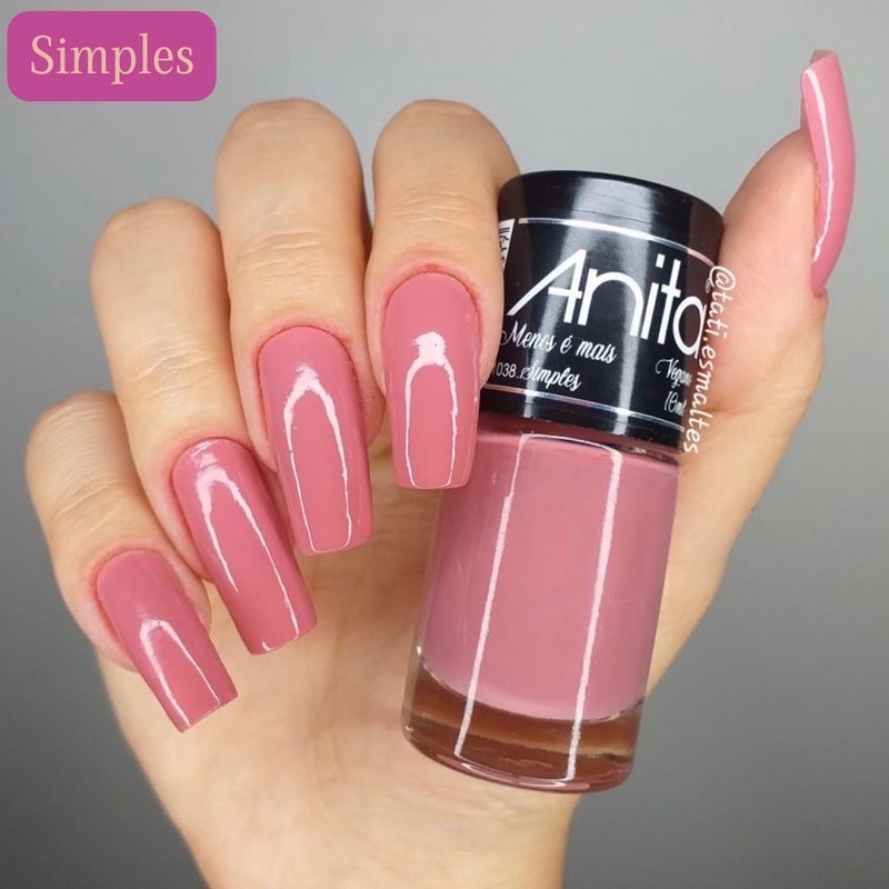 Simple - Esmalte Anita Coleção Menos é Mais (nude)