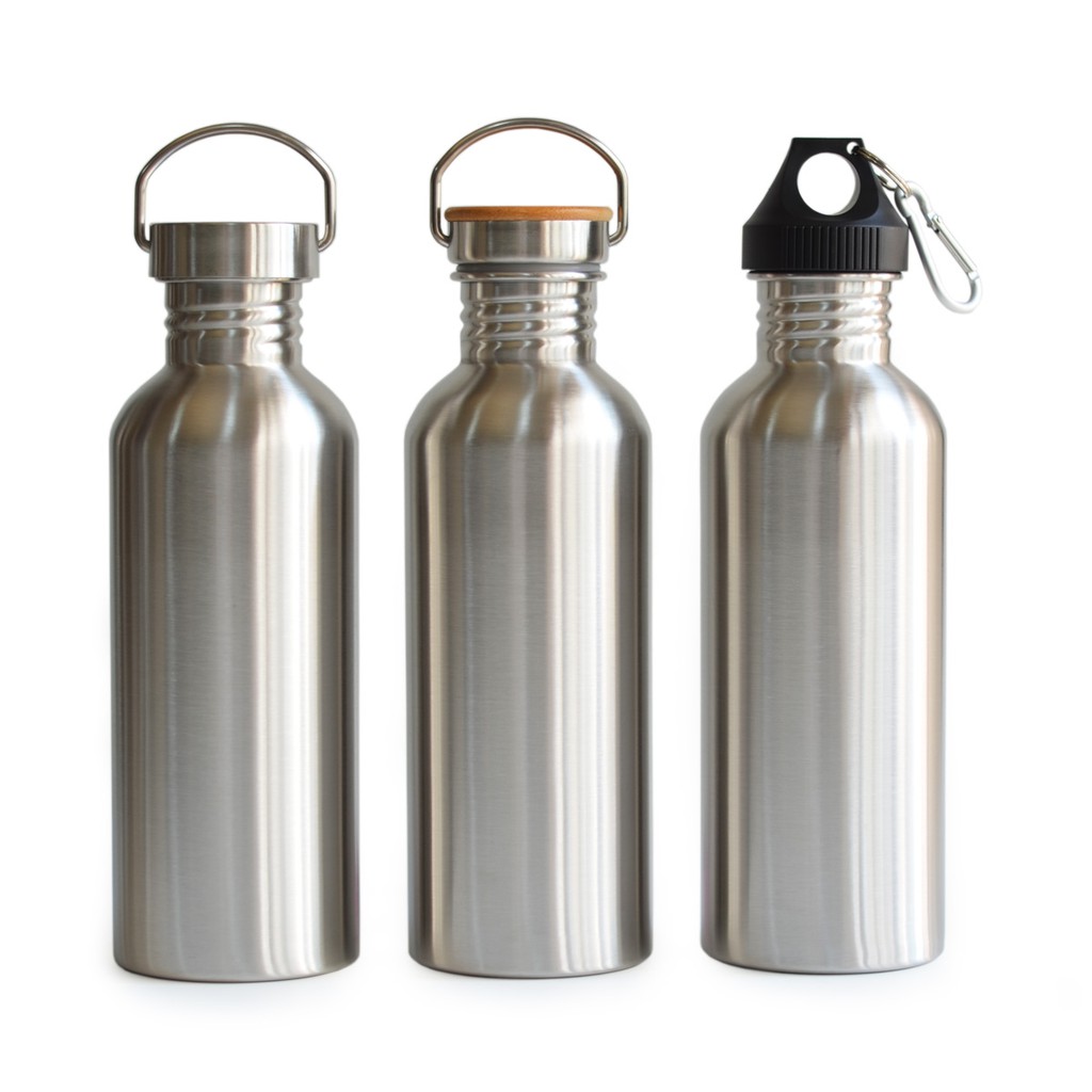 BPA Free 304 Garrafa De Água De Aço Inoxidável 0.5L 1L 1.2L 1.5L 2L De ...
