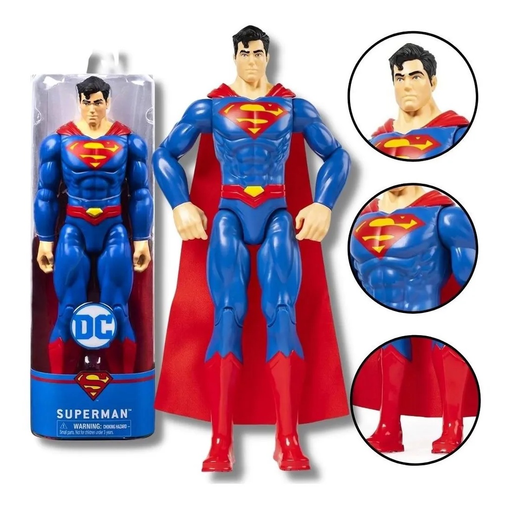 Boneco Superman 30cm - DC- Spin Master Sunny Original | Shopee Brasil