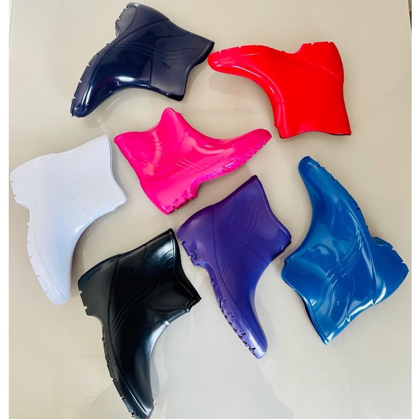 Bota Cano Curto Galocha Sapato Bota Galocha Feminina Bota Pvc Feminina Para  Limpeza Borracha