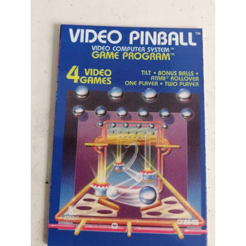 Ímã de geladeira fitas Atari Pac-Man Pitfall Freeway River Raid Space ...