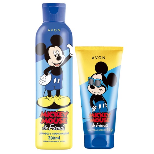 Kit Disney Mickey Mouse Avon Shampoo Gel Infantil Shopee Brasil