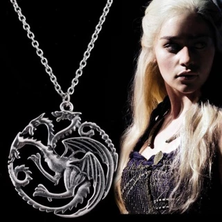 Colar Daenerys Targaryen Khaleesi Dracarys Game Of Thrones