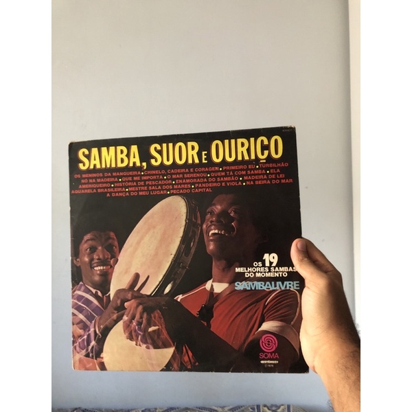 Lp Vinil - Os Originais Do Samba - Sangue Suor e Samba