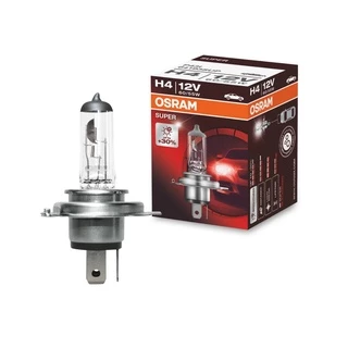 Lâmpada Osram H4 Super 12V 55/60W Até 30% + Luz