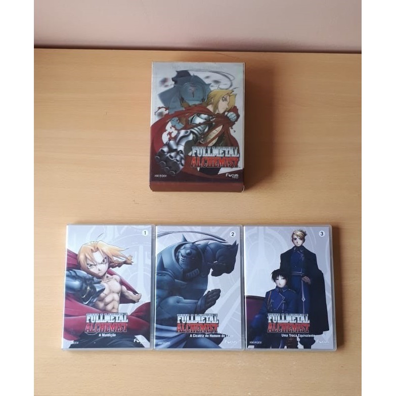 DVD Fullmetal Alchemist - Série Completa (Recall) - UNBOXING 