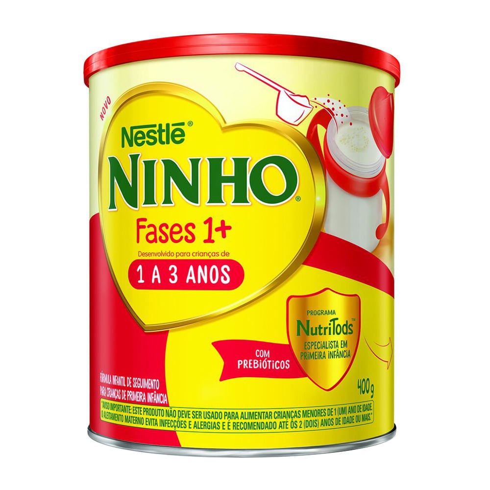 Fórmula infantil em pó 800g Nestlé Ninho Fases 1+ em lata - 1 a 3 anos ...