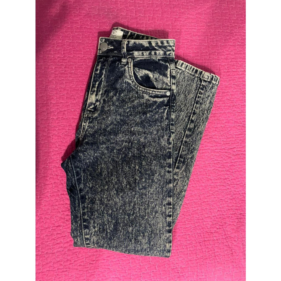 Calça jeans hot sale feminina marmorizada